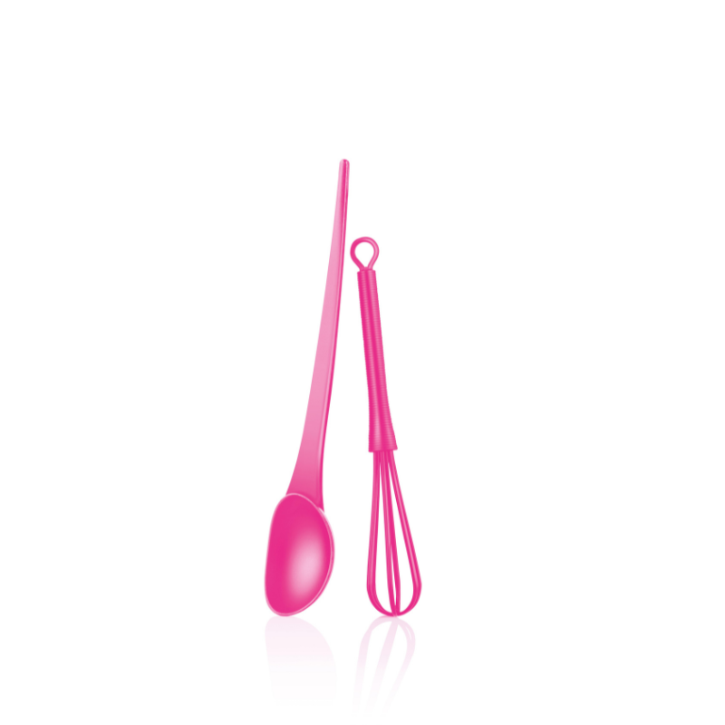 Doseur et Fouet Mixer Fuchsia